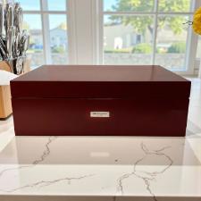 Faqueiro Fracalanza Cl�ssico Moderno 130 Pe�as A�o Inox e Estojo Madeira Eleg�ncia a Mesa