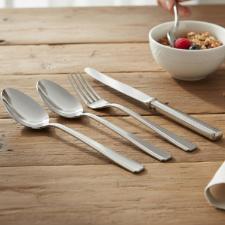 Faqueiro Fracalanza Cl�ssico Moderno 130 Pe�as A�o Inox e Estojo Madeira Eleg�ncia a Mesa