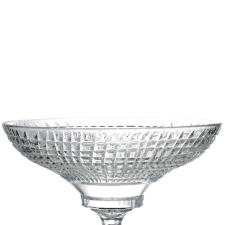 Centro de mesa cristal com p� L'Hermitage Framentti 26x23,2cm transparente