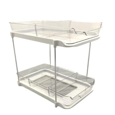 Organizador multiuso em 2 n�veis Fackelmann 23,5x21,3x32cm FK-10012