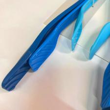 Jogo de pin�as pegadores Fackelmann Elemental com 3 pe�as azul