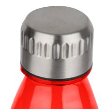 Garrafa de a�o inox e pl�stico Hudson 700ml Vermelha