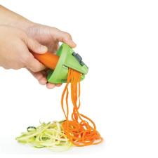 Descascador espiral de pl�stico e a�o inox Hudson DP12 ?9x9x8cm verde e cinza