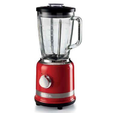 Liquidificador com copo de vidro Ariete 585 Moderna 1,5 litro 4 velocidades vermelho 1000w 220v