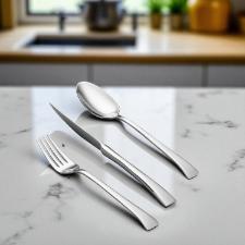 Faqueiro em A�o Inox Wolff Berna 101 Pe�as com Caixa Litografada: Completo e Elegante para 12 Pessoas