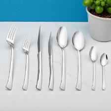 Faqueiro em A�o Inox Wolff Berna 101 Pe�as com Caixa Litografada: Completo e Elegante para 12 Pessoas