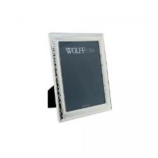 Porta-retrato em a�o inox Wolff Aspect 10x15cm na cor prata