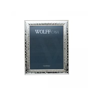 Porta-Retrato em a�o inox Wolff Aspect 13x18cm Prata