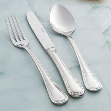 Faqueiro em Prata Saint James Lace 101 Pe�as com Estojo: Luxo e Delicadeza para 12 Pessoas