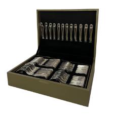 Faqueiro em Prata Saint James Lace 101 Pe�as com Estojo: Luxo e Delicadeza para 12 Pessoas