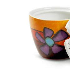 A�ucareiro em porcelana Egan Frane Amore Fantasia 200ml colorido