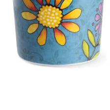 A�ucareiro em porcelana Egan Italy Bellamore 240ml azul