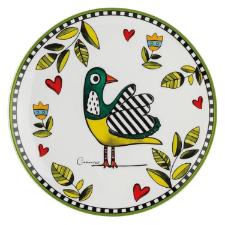 Jogo de pratos em porcelana Egan Cocorido 19cm 6 pe�as verde