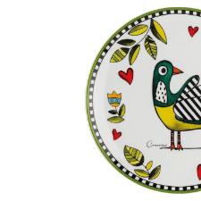 Jogo de pratos em porcelana Egan Cocorido 19cm 6 pe�as verde