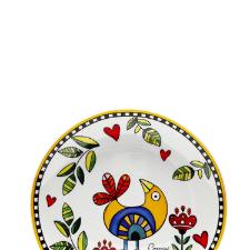 Jogo de pratos em porcelana Egan Cocorido 19cm 6 pe�as amarelo