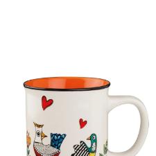 Caneca em New Bone China Egan Cocorico 380ml laranja