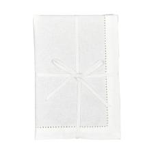 Jogo de lugar americano em tecido L'Hermitage Cotton 33x48cm 2 pe�as branco