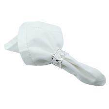 Jogo de lugar americano em tecido L'Hermitage Cotton 33x48cm 2 pe�as branco