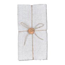 Jogo de lugar americano L'Hermitage Cotton 2 pe�as cinza 33x48cm, em tecido de alta qualidade para mesa posta