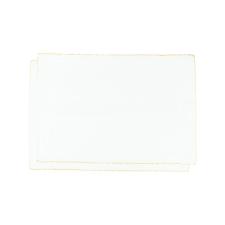 Jogo de lugar americano tecido L'Hermitage Cotton 33x48cm 2 pe�as branco