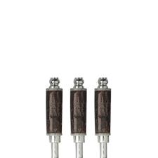 Jogo de Colheres para Ch� Fracalanza Arvoredo A�o Inox Cabo Madeira 6 Pe�as