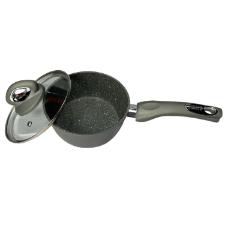 Panela em alum�nio e tampa Bialetti Petravera Plus 16cm cinza