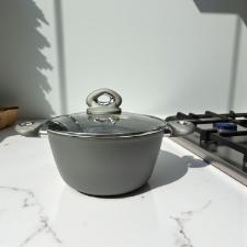 Ca�arola em alum�nio Bialetti Petravera Plus 20cm: Antiaderente mineral e alto desempenho