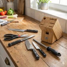 Bloco de Facas Zwilling Bambu Gourmet 7 Pe�as para Cozinha Funcional e Moderna