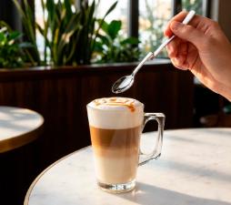 Conjunto com 6 Colheres Zwilling para Latte Macchiato-Dinner em A�o Inoxid�vel para Servir com Eleg�ncia