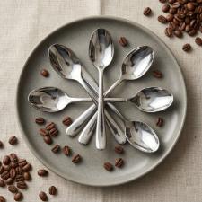 Conjunto com 6 Colheres para Caf� Zwilling Dinner em A�o Inoxid�vel para Servir com Eleg�ncia