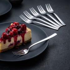 Jogo com 6 Garfos para Sobremesa Zwilling Dinner em A�o Inoxid�vel para Mesa Elegante