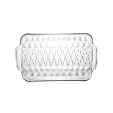 Travessa cristal ecol�gica L'Hermitage Tattile 33,6X20cm incolor