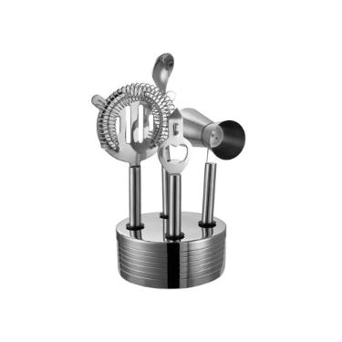 Jogo para bar em inox Maxwell & Williams Sterling 5 pe�as