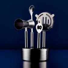 Jogo para bar em inox Maxwell & Williams Sterling 5 pe�as