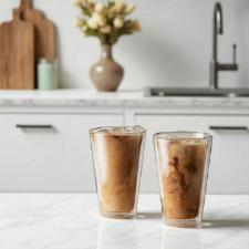 Jogo de copos de parede dupla em vidro Maxwell & Williams Blend 2 pe�as 400ml