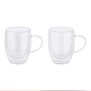 Jogo 2 Canecas Maxwell & Williams Blend 350ml: Parede Dupla, Isolamento Perfeito e Design Moderno