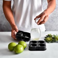 Forma de gelo para whisky em silicone Kenya Bar Colletion preto