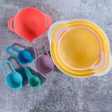 Jogo de tigelas medidoras em pl�stico Kenya 8 pe�as