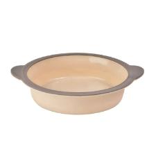 Forma redonda de silicone antiaderente Kenya 25,5cm bege