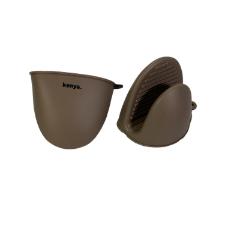 Jogo de luvas de silicone Kenya 2 pe�as 11x8cm cinza