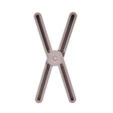 Descanso de panela em silicone suporta altas temperatras Kenya 22cm cinza