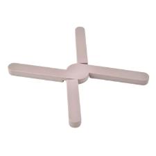 Descanso de panela em silicone suporta altas temperatras Kenya 22cm cinza