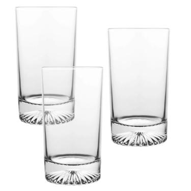 Jogo de copos altos em vidro Kenya Roulette 6 copos 370ml