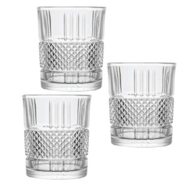 Jogo de copos baixos em vidro Kenya Fire 6 copos 300ml