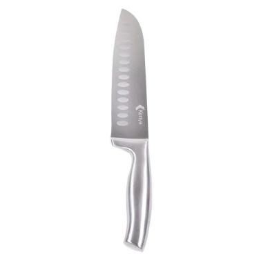 Faca Santoku A�o Inox 24cm Kenya Prata