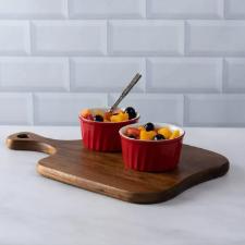 T�bua em madeira ac�cia antimicrobiana Kenya 25x38cm