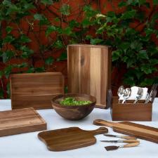 T�bua em madeira ac�cia antimicrobiana Kenya 25x38cm