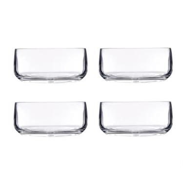 Jogo de saladeiras/bowls em acr�lico Kenya 4 pe�as 13,8cm