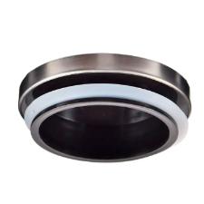 Pote Redondo de Vidro com Tampa de Inox 800ml Kenya