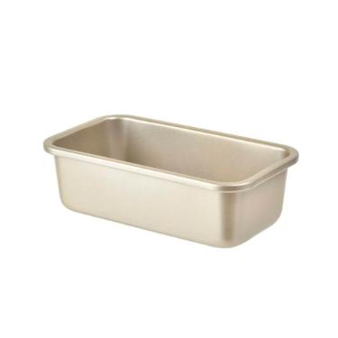 Forma de p�o retangular em a�o carbono Kenya 13x23cm